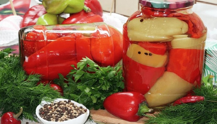 Як закрити на зиму перець для фарширування: рецепт на 3-літрову банку