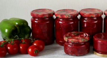 Будет долго стоять даже без уксуса. Рецепт борщевой заправки из свеклы на зиму