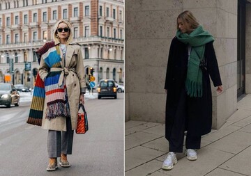 Як красиво носити шарф з пальто: 12 модних ідей на прохолодну осінь