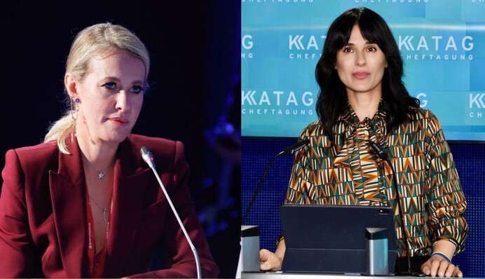 Собчак після заяви про нацистів написала Єфросиніній. Українська ведуча дала публічну відповідь