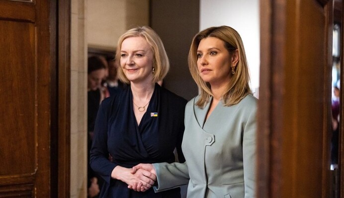 Пока мы не победим: Елена Зеленская рассказала о встрече с Лиз Трасс и о поддержке Британии