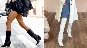 Как выглядят самые модные высокие сапоги на осень: топ-4 трендовые модели