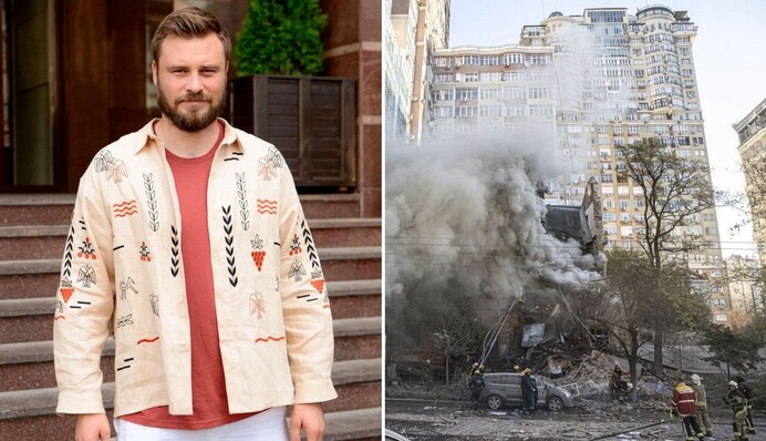 Понять прилет невозможно: Егор Гордеев стал свидетелем атаки дронов-камикадзе в Киеве