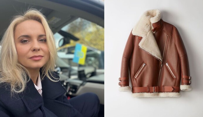 Лилия Ребрик показала, как носить самую модную куртку этой осени: фото