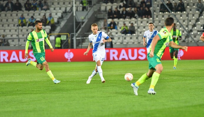 АЕК - Динамо - 3:3 перше очко киян у Лізі Європи