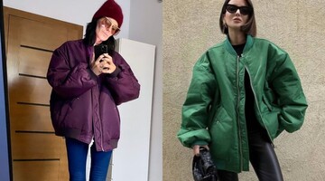 Маша Єфросиніна показала, як носити восени куртку-бомбер наймоднішого фасону: фото