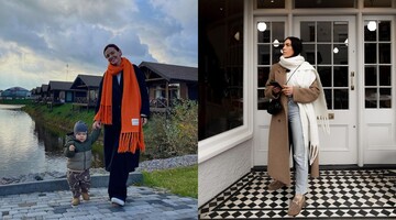 MamaRika показала, як модно зав'язати шарф з теплим пальто: фото