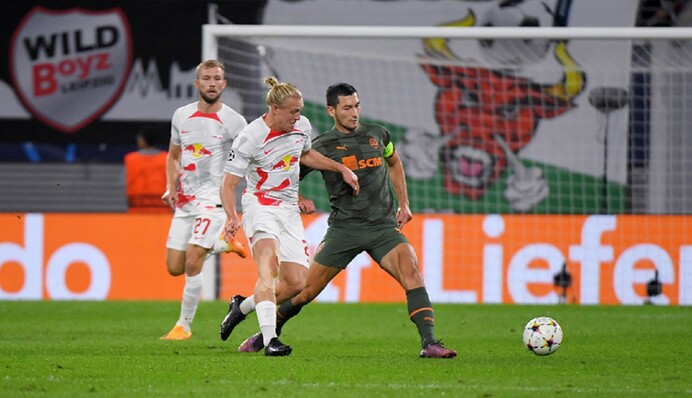 Шахтер - Лейпциг - 0:4 конец Лиги чемпионов