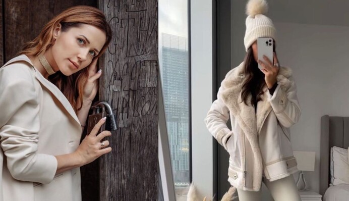 Наталка Денисенко показала, як носити восени дублянку наймоднішого фасону: фото