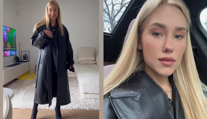 Даша Квіткова показала трендовий фасон пальто, який буде в моді у 2023 році: фото