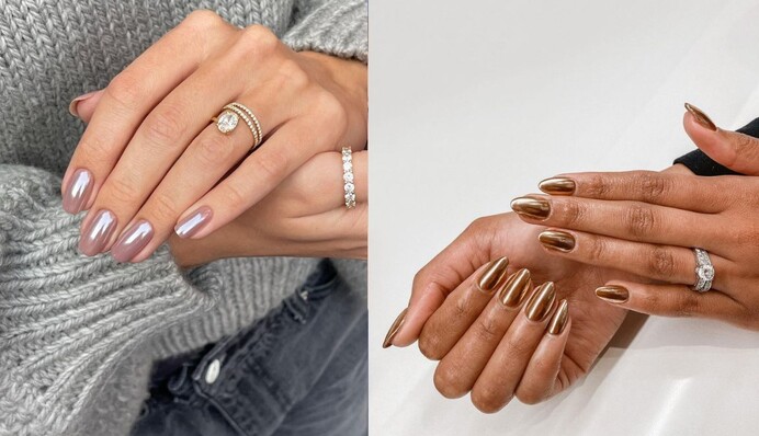 Как выглядят ногти хром – главный тренд маникюра на 2023 год: фото