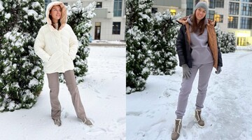 Христина Решетнік показала, з чим носити пуховики цієї зими: фото
