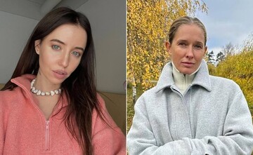 Надя Дорофеева и Катя Осадчая показали, как выглядит модный фасон свитеров на зиму: фото