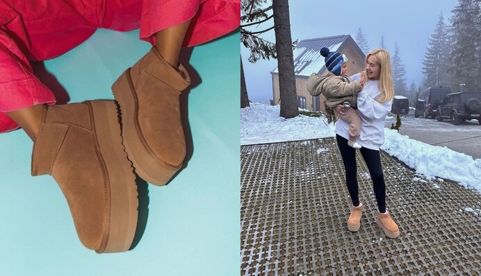 Маша Єфросиніна і Даша Квіткова показали наймодніші зимові уггі 2022 року: фото