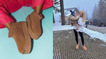 Маша Єфросиніна і Даша Квіткова показали наймодніші зимові уггі 2022 року: фото