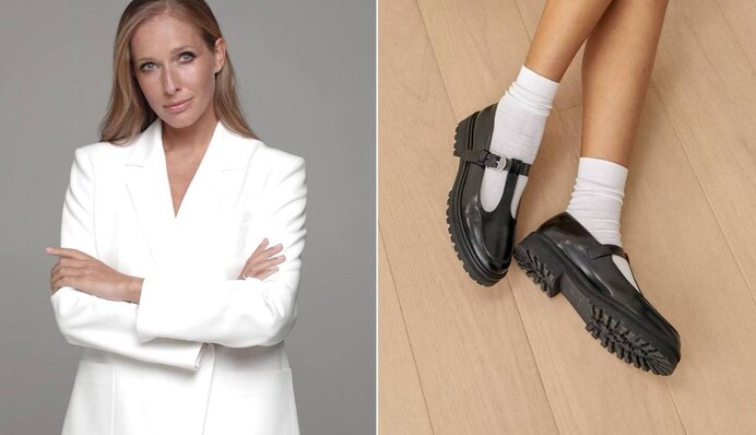 Катя Осадчая в туфлях Мэри Джейн показала самый большой тренд 2022 года: фото