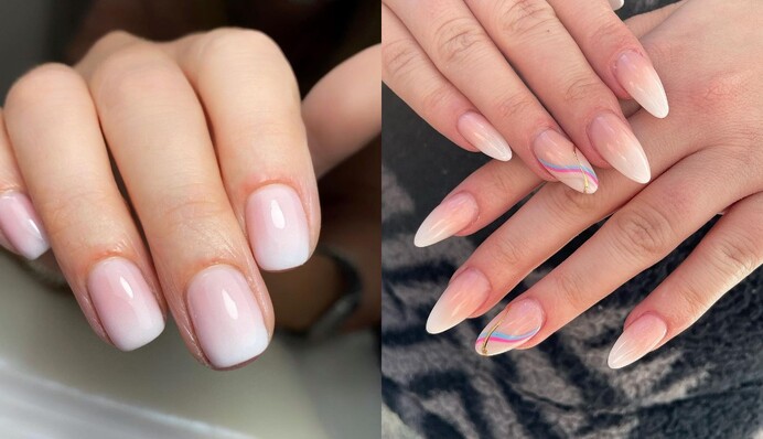 Як виглядає манікюр френч омбре – один із найбільших трендів зими: фото