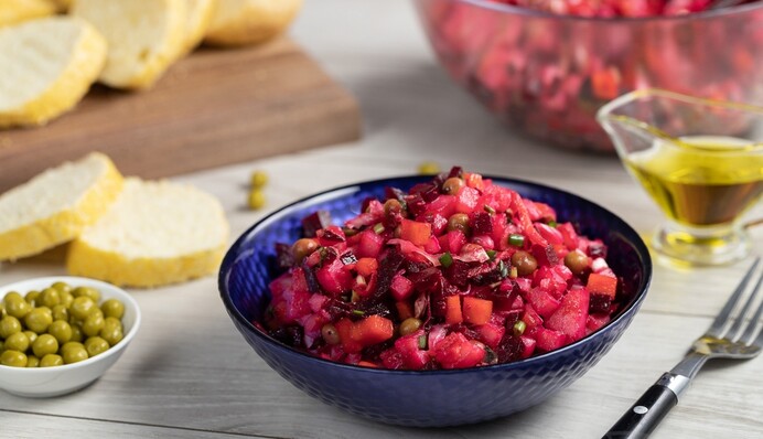 Як приготувати вінегрет з квашеною капустою: простий рецепт