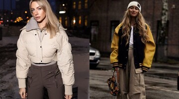 Леся Нікітюк в короткому бомбері і штанах карго показала головні тренди 2022 року: фото