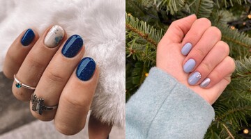 Топ-10 ідей новорічного манікюру на короткі нігті: фото