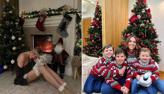 Попри все: Осадча, Нікітюк та інші зірки показали, як прикрасили ялинки до зимових свят