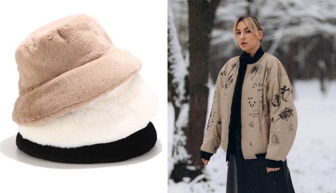 Леся Никитюк показала самую модную замену обычной зимней шапке: фото