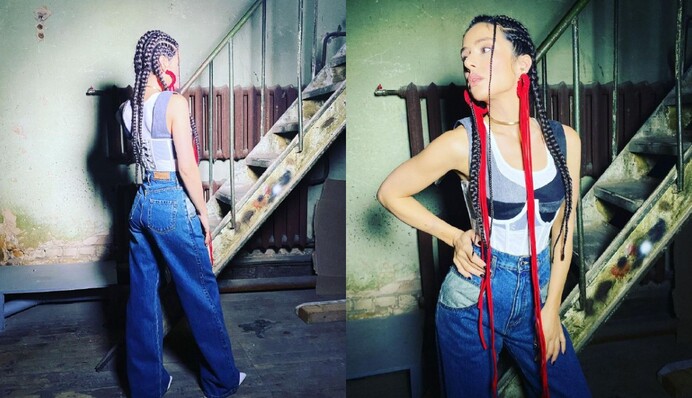 Злата Огневич показала самый модный фасон джинсов, который будет в тренде в 2023 году