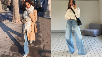 Настя Каменських у широких джинсах та пальто показала головні тренди зими-2023: фото