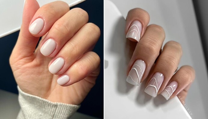 Как выглядит молочный маникюр – главный тренд 2023 года: фото