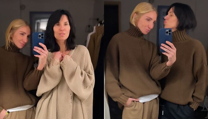 Маша Єфросиніна показала, які штани і светри в моді зимою-2023: фото