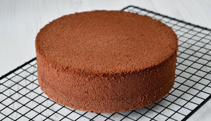 Можно есть как пирог: рецепт простого и вкусного шоколадного бисквита
