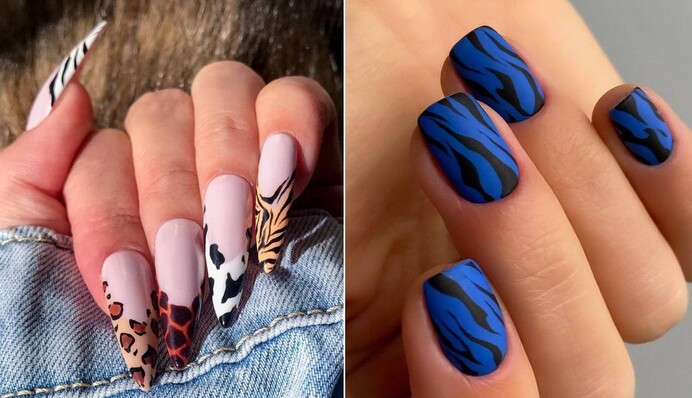Как выглядит тигровый маникюр – яркий и смелый тренд зимы 2023 года: фото