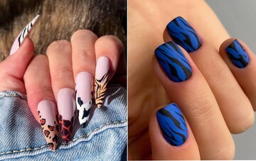 Как выглядит тигровый маникюр – яркий и смелый тренд зимы 2023 года: фото