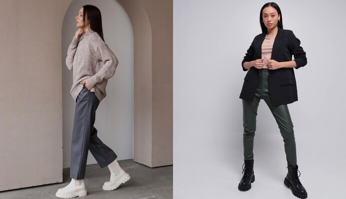 Шкіряні штани стали великим трендом 2023 року: які фасони в моді