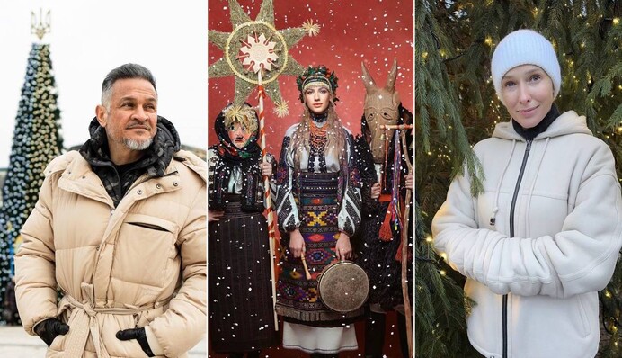 Як зірки святкували Щедрий вечір і вітали українців з Маланкою і Василем
