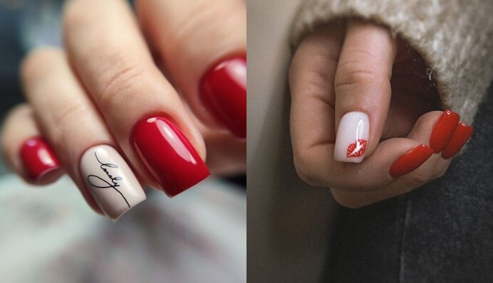 Топ-13 идей стильного маникюра на День влюбленных-2023: фото