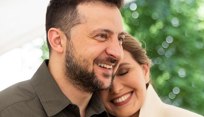 Він той самий: Олена Зеленська привітала чоловіка з днем народження і показала ніжне фото