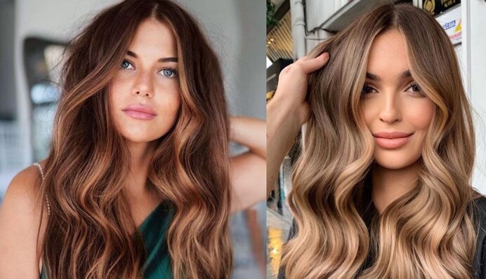 Как выглядит шатуш - модная техника окрашивания волос, которая визуально придает им объем