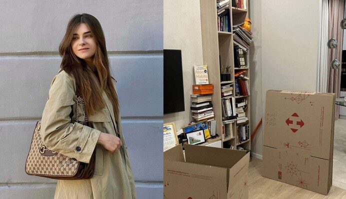 Велике переселення народів: дівчина Остапчука розповіла про переїзд та показала, як збирає речі
