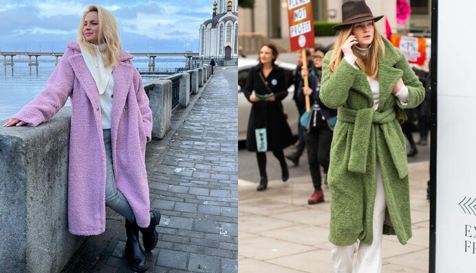 Лілія Ребрик у пальто модного фасону і чоботах челсі показала тренди 2023 року: фото