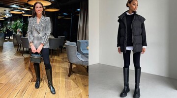 Христина Решетнік показала, з чим носити модні високі чоботи у 2023 році: фото