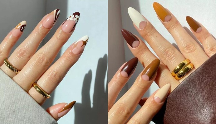 Шоколадний манікюр став трендом зими: свіжі ідеї його виконання