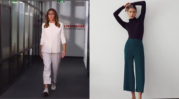 Катя Осадча показала модні укорочені штани, які стали трендом 2023 року: фото