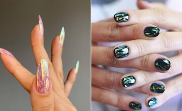 Як виглядають скляні нігті - оригінальний тренд манікюру 2023 року: фото
