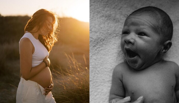 Актриса Дарья Рыбак впервые показала лицо сына и раскрыла его необычное имя