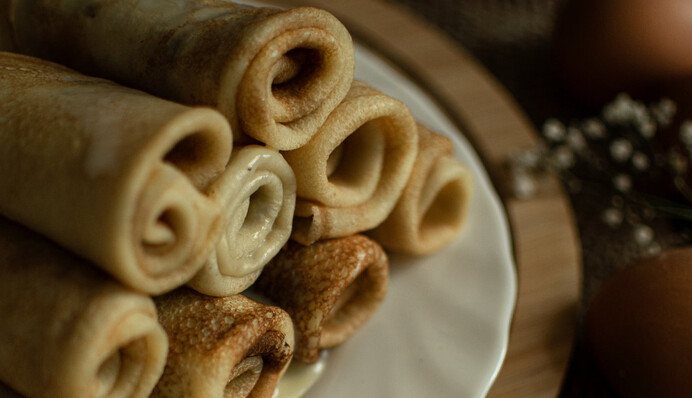 Оригінальна начинка: як приготувати на Масляну млинці з грибним жульєном