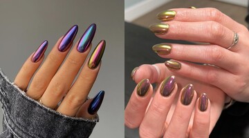 Хамелеоновий манікюр розкішно та загадково виглядає на нігтях: як його зробити