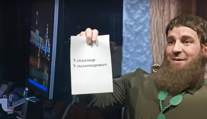 Гуморист Юрій Великий спародіював звіт Кадирова перед Путіним і насмішив мережу