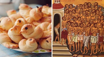 Как испечь жаворонков на праздник Сорок святых: простой рецепт