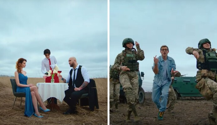 Військові на підтанцьовці: Руслан Ханумак обурив мережу піснею і кліпом з дівчатами у формі